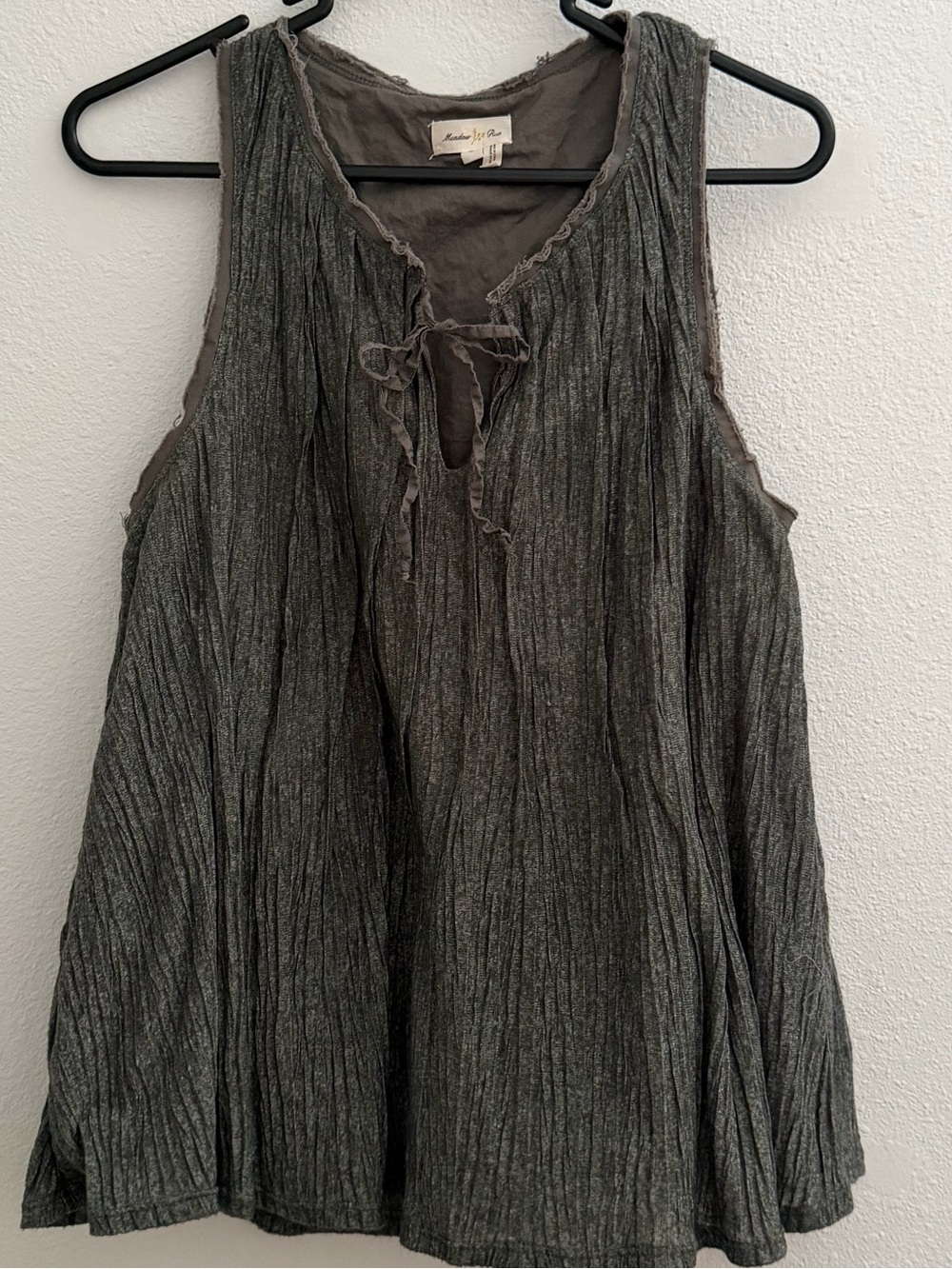 Meadow Rue by Anthropologie Crinkle Tank Top - Lightweight Sleeveless